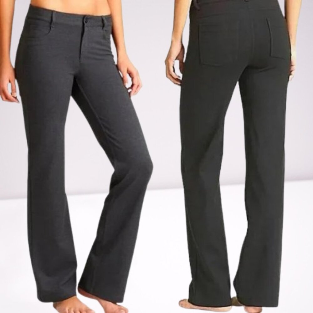 Athleta Ponte Classic Pants In Charcoal Gray Size 12x32"